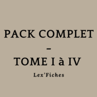 Pack complet Droit des obligations (Tomes I à IV)